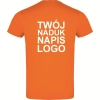 Męska koszulka T-shirt 100% miękka bawełna pomarańczowa z twoim nadrukiem roz. L